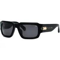 Philipp Plein Spp182m-560700 56x21x135 Mm Sunglasses Noir Smoke/CAT3 Homme