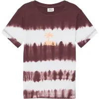 s.Oliver T-Shirt orange clair / rouge foncé / blanc