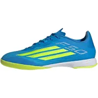 Adidas Chaussure de foot 'F50 League' bleu / jaune fluo / blanc