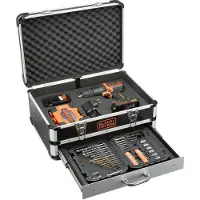 Black & Decker Black + Decker 18V tournevis Bdc718As2F 2X1.5Ah +80 Acc