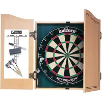 Unicorn Striker Home Dart Center | Cabinet de fléchettes en bois Tableau d'écriture fléchettes