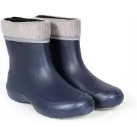 Lemigo Femmes, Bottes en caoutchouc, Damen-Gummistiefel Olga 740, Bleu, (39)