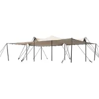 TOOLPORT Tente Stretch Professional 6x8 m avec structure en aluminium imperméable pour événements et utilisations extérieures
