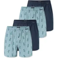 Schiesser Boxers ' Multipacks ' bleu foncé / gris / vert