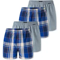 Schiesser Boxers ' Multipacks ' bleu / gris chiné / blanc