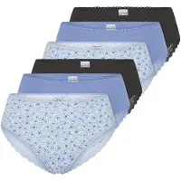 Schiesser Slip ' Modern ' bleu clair / noir
