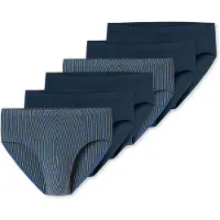 Schiesser Slip ' 95/5 ' bleu marine / bleu foncé