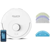 Rowenta X-plorer Serie 90 Rr8777wh - Aspirateur Robot Avec Fonction Serpillère Snow White