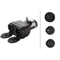 Hella Adaptateur , prise de courant - 24V - (taille : 1 pièce)