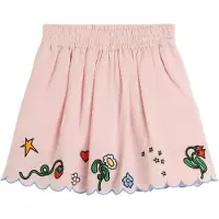 Stella McCartney Kids Jupe - Lin/Coton - Rose av. Fleurs - - 8 ans (128) - Jupe
