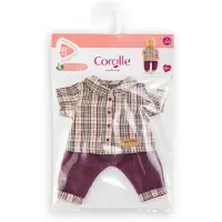 Corolle : ensemble chemise à carreaux et pantalon « Petit explorateur » - 30 cm