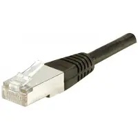 Dexlan - Cordon de raccordement - RJ-45 (M) pour RJ-45 (M) - 3 m - SFTP, PiMF - CAT 6a - moulé - noir