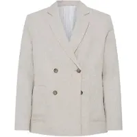 Casual Friday Veste de costume ' CFEdlund Linen ' beige chiné