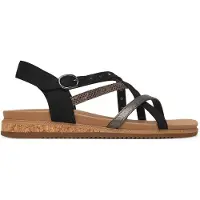 SKECHERS Sandales 'DESERT KISS - SEASIDE' gris clair / noir