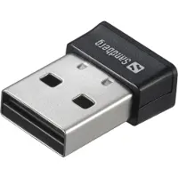 Sandberg Micro Wifi Dongle (USB), Adaptateur réseau, Noir