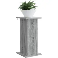 vidaXL Support de Plante Gris Sonoma 30,5 x 30 x 60,5 cm