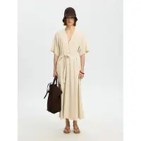 SELECTED WOMEN Robe beige clair