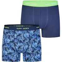 Happy Shorts Boxers ' Jersey ' bleu / bleu foncé