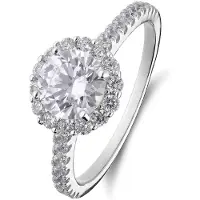 Lucardi Bague 'Schick' argent