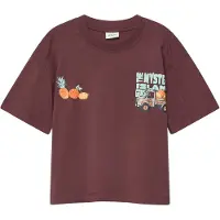 s.Oliver T-Shirt menthe / orange foncé / bourgogne / noir