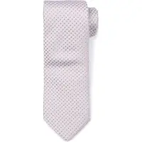 Suitable Cravate Dots Off White Blanc cassé