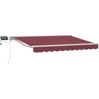 vidaXL Armature de store manuelle avec LED 2,5 x 2 m