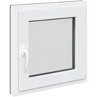 vidaXL Fenêtre de cave RISOR 50 x 50 cm PVC et verre, anthracite