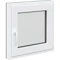 vidaXL Fenêtre de cave RISOR 60 x 60 cm PVC et verre, anthracite