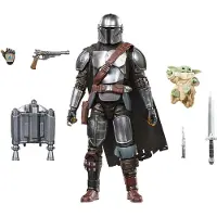 Hasbro Star Wars : The Mandalorian & Grogu - Figurine The Mandalorian & Grogu de 15 cm