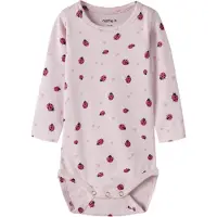 Name it Barboteuse / body 'NBFHaline' rosé / rose foncé / noir