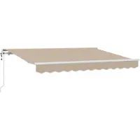 vidaXL , store enroulable beige, 350 x 200 cm, tissu