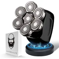 Sansbeauté Skull Sharp PRO - Rasoir pour homme - Rasoir électrique pour le visage et la tête - Wet & Dry - Chargement sans fil - Electrique