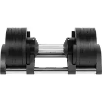 Rebel RBA-2332 Haltères réglables en fonte 24 kg, 2 kg en gradins
