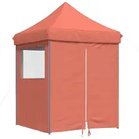 vidaXL Tente de fête, 200 x 200 x 306 cm, couleur terracotta, tissu Oxford