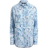 Ralph Lauren Chemisier bleu clair / bleu foncé / blanc