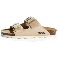 Bayton Mule 'JANNY' beige / beige clair / noir