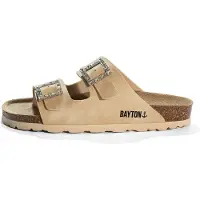 Bayton Mule 'STRASS ATLAS' beige / noir