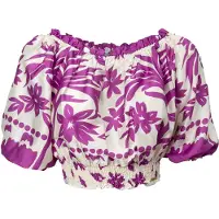 Influencer Haut orchidée / blanc cassé