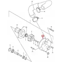 Suzuki Joint Divers Origine Pour Moto 750 Gsx-R 1992 À 1999 17418-33400 / 17418-33401 Neuf