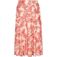 Usha Jupe beige / rouge