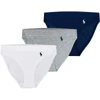 Ralph Lauren Slip ' Club Cotton ' bleu foncé / gris chiné / blanc