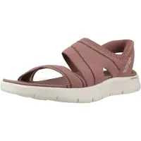 SKECHERS Femmes, Sandales, Go Walk Flex Zandal-Enticing - Dames Sandalen - Bruin, Marron, (38)