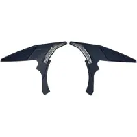 LS2 Ff901 Plaques latérales de casque Argent Argent One Size