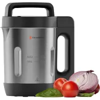 Kitchenbrothers Machine à soupe KitchenBrothers - Blender - jusqu'à 800W - 1.2L - inox/noir