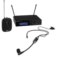 Shure SLXD14+ /SM35 G65 système émetteur de poche sans fil avec SM35 (470-606 MHz)