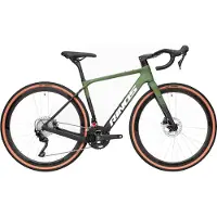RINOS Vélo Gravel Carbon Sandman4.0 Shimano GRX400 Noir/Vert XS (50 cm)