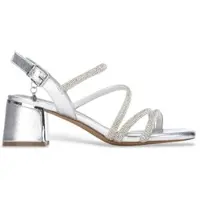 Xti pour femme. 14526003-PLATA Sandales 145260 argent (37), Argenté, 3 à 5 cm, Boucle, Fête, Sport
