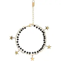 MyMo ROCKS Bracelet or / noir