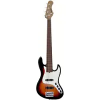 Sadowsky MetroExpress Vintage J/J Bass Morado Sunburst basse électrique 5 cordes fretless avec lignes