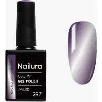 Nailura - Orchid Cat Shimmer Gel Polish 297 - Deep Purple - 10 ml (Violet profond)